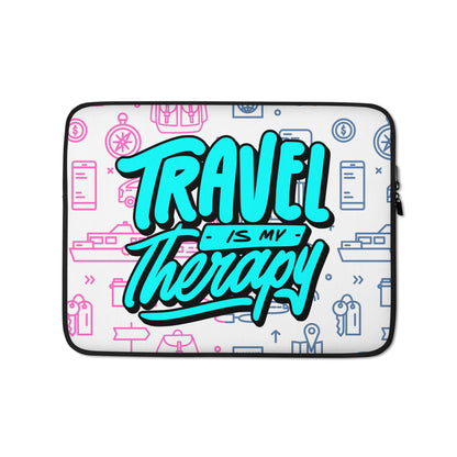 Funda para portátil / Travel is my therapy