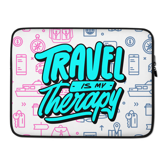 Funda para portátil / Travel is my therapy